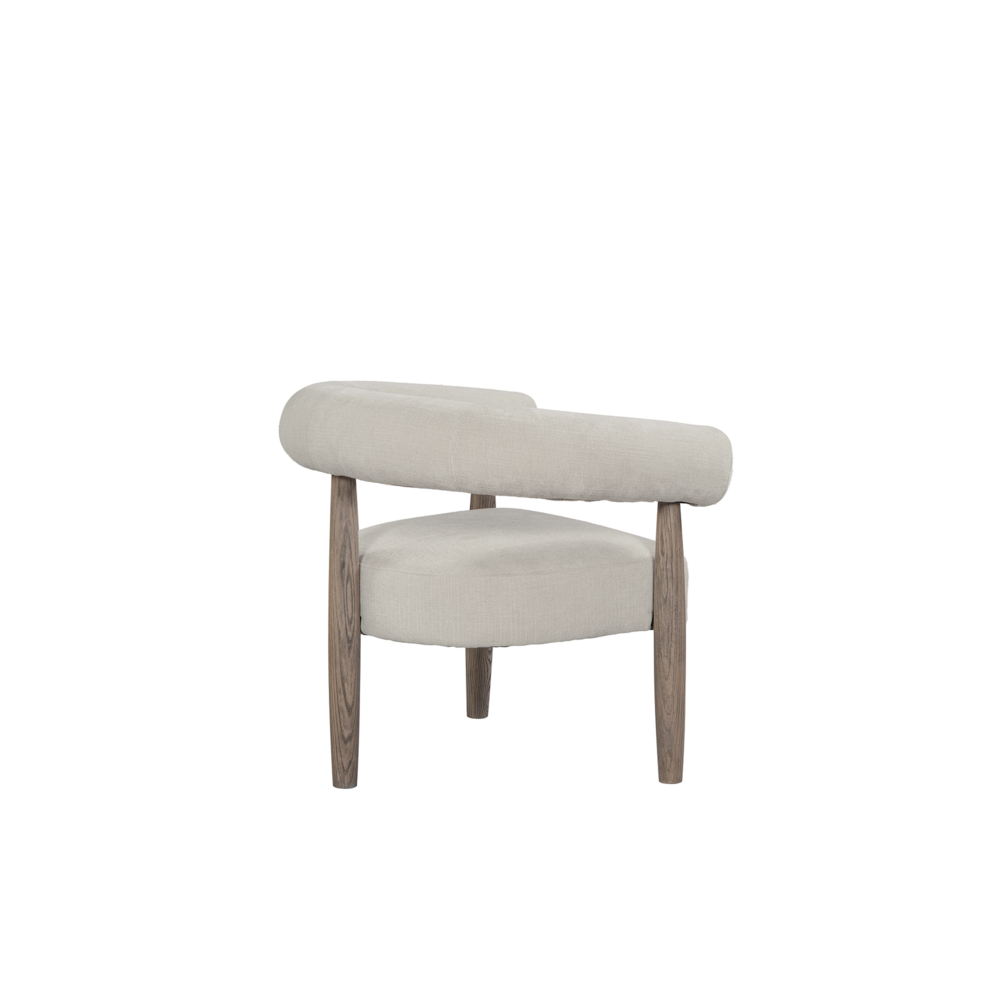 Upholstered Fabric Armchair