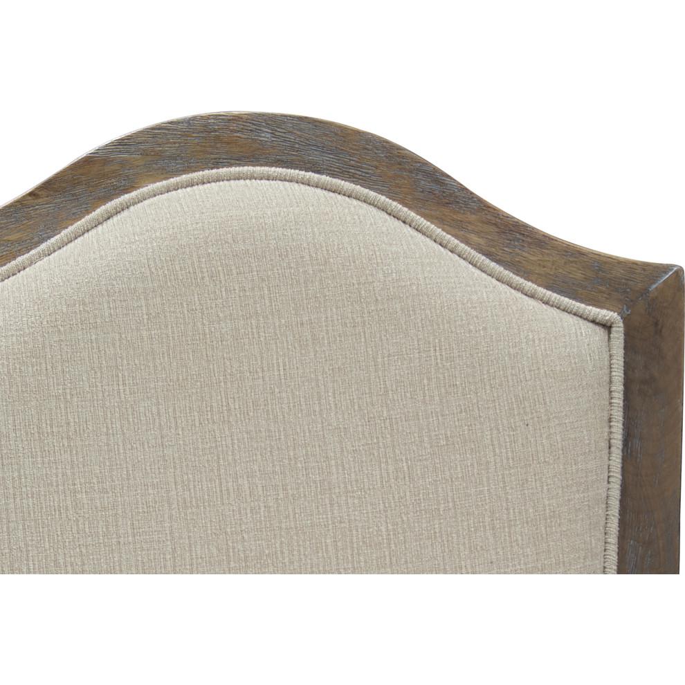 Best Master Kourtney 3-Piece Wood and Fabric Living Room Set in Antique Natural