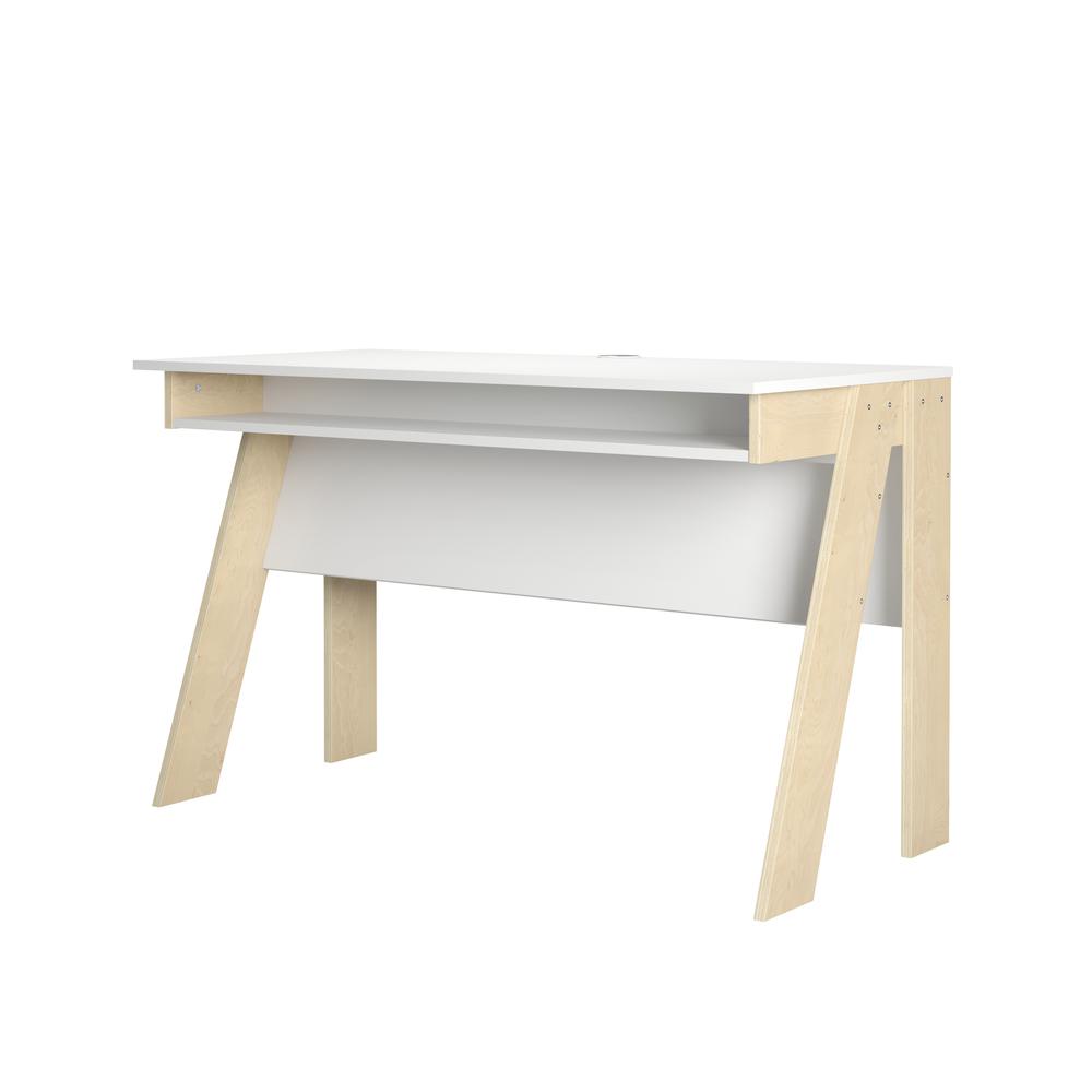 Small Home Office Desk, White