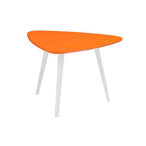 Hal Accent Table Lacquer Orange