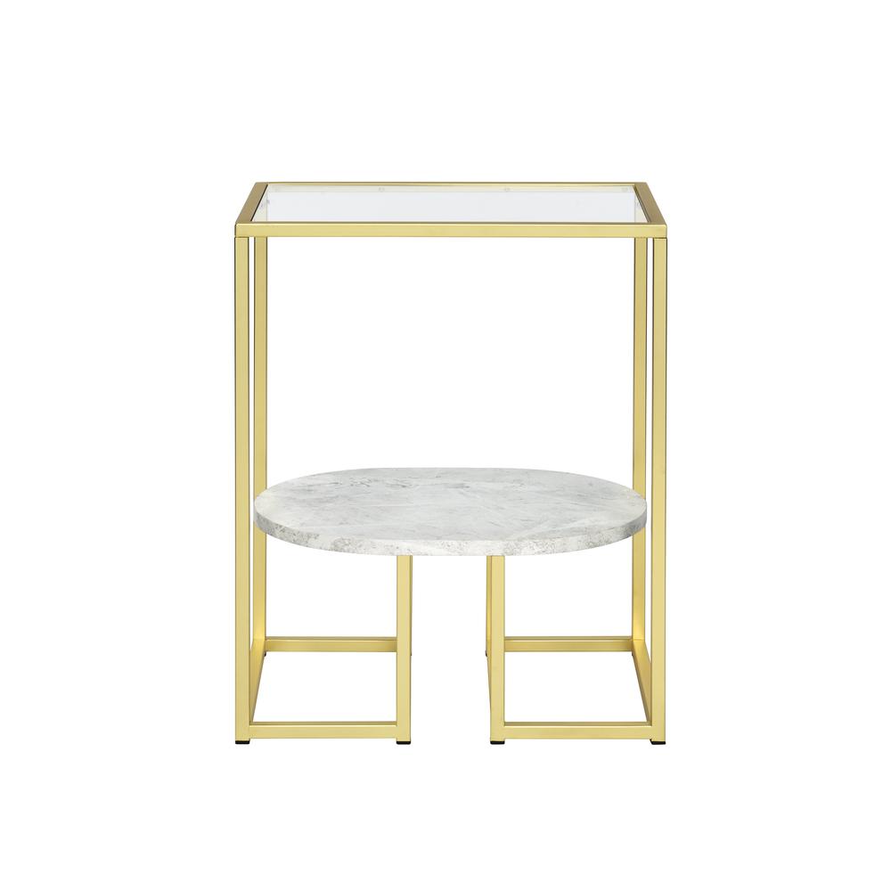 End Table, Gold