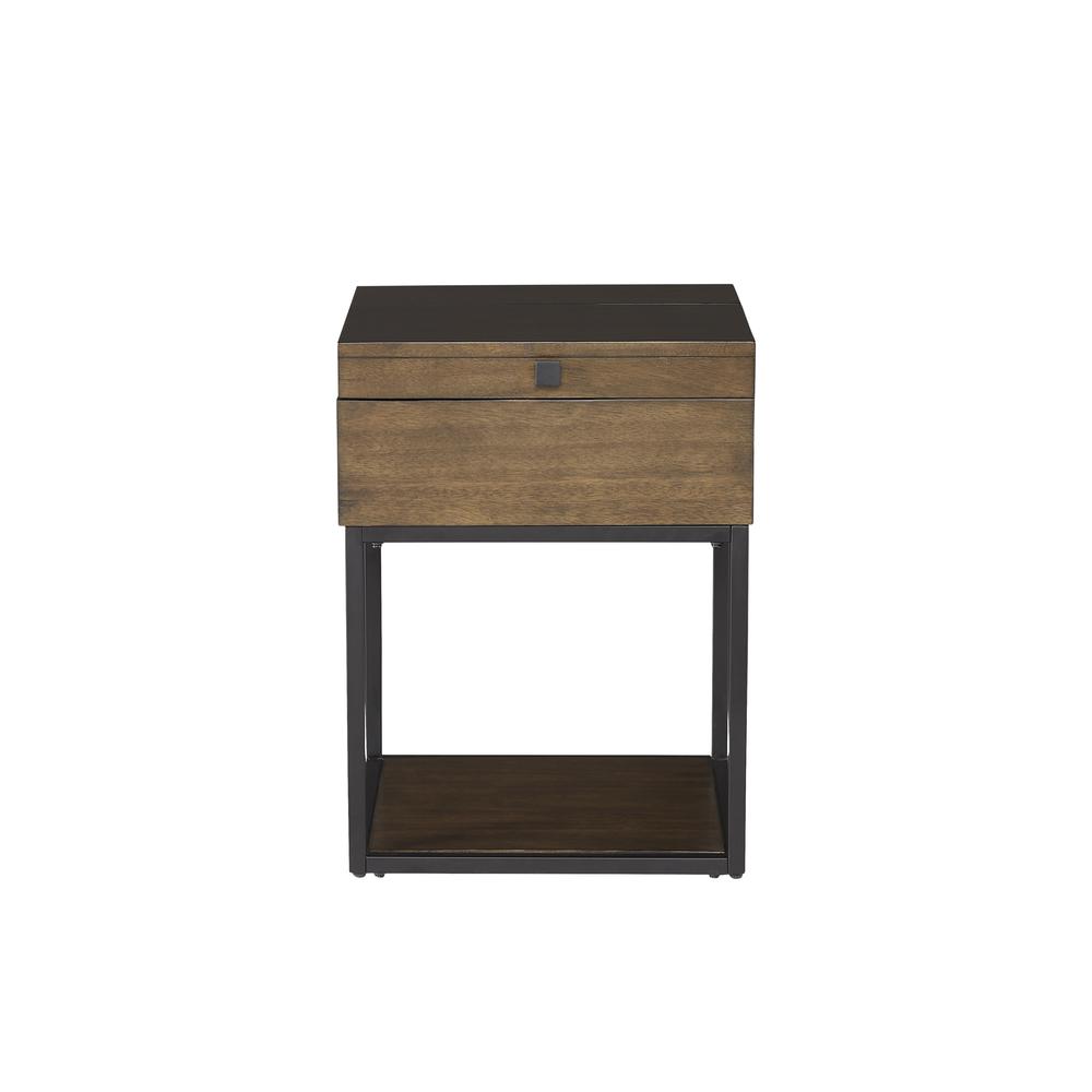 Chairside Table, Cinnamon/Black