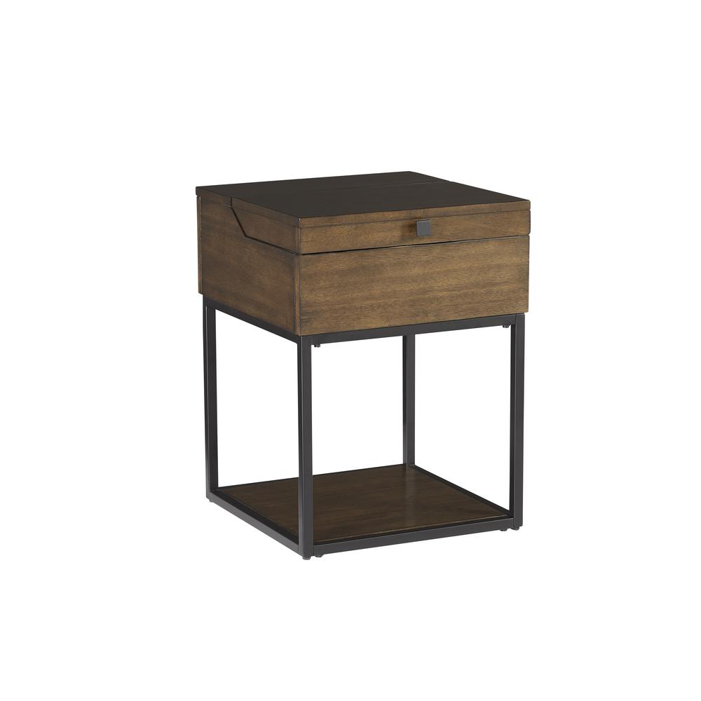 Chairside Table, Cinnamon/Black