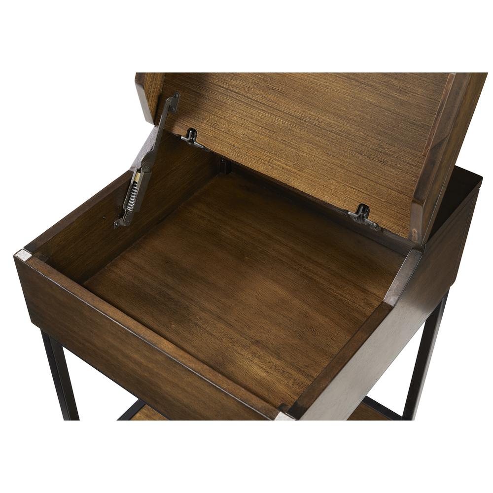 Chairside Table, Cinnamon/Black