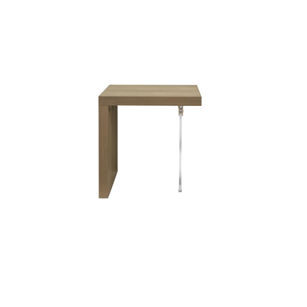End Table, Sandstone/Acrylic