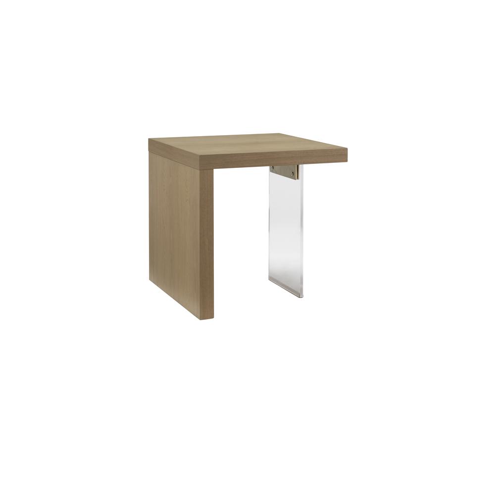End Table, Sandstone/Acrylic