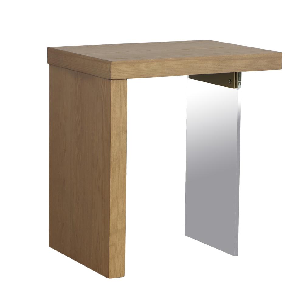 Chairside Table, Sandstone/Acrylic
