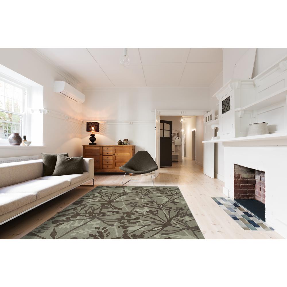 Zenith 10 Brown 5'X7'6", Area Rug