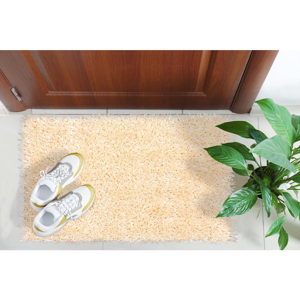 Addison Ojai Solid Shag Linen 2' x 3' Accent Rug