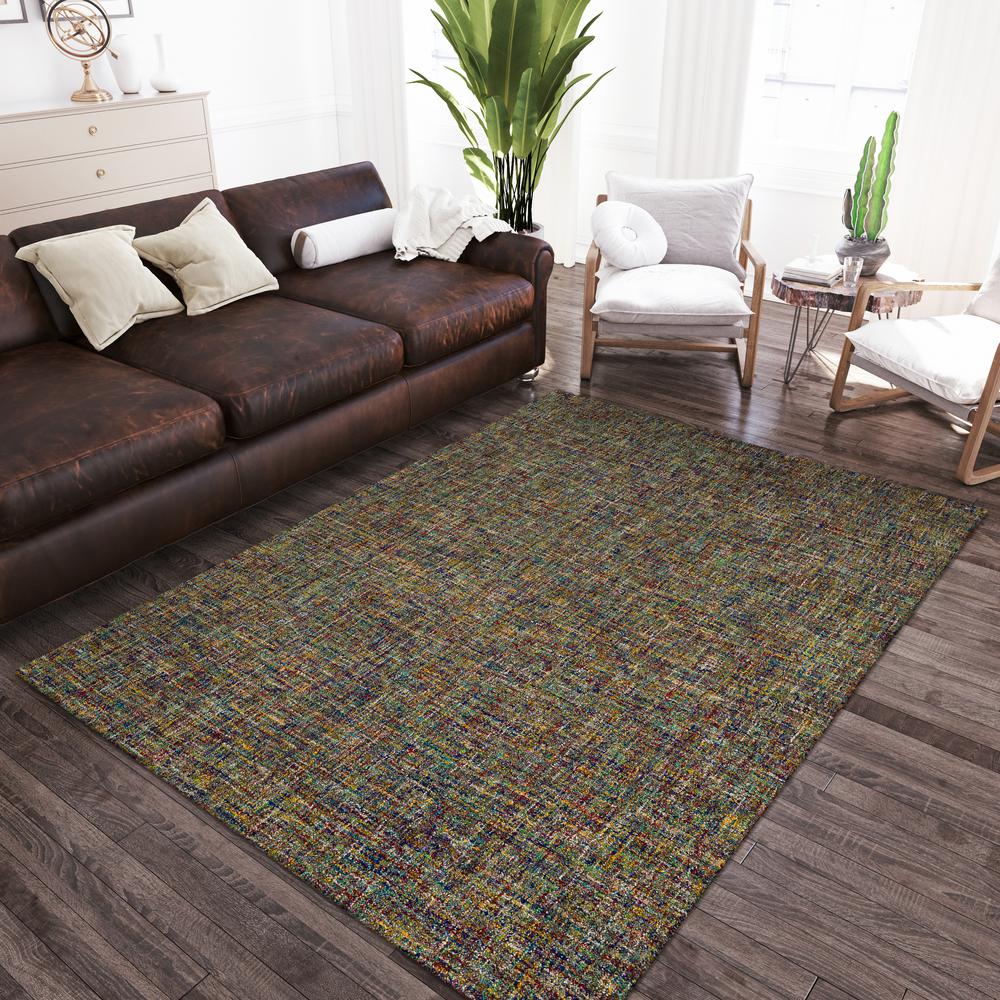 Addison Winslow Active Solid Multi 3'6" x 5'6" Area Rug