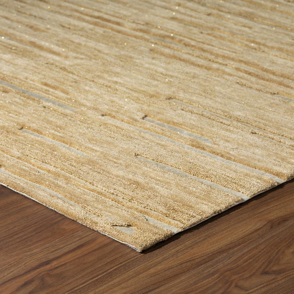 Addison Dazzle Modern Hand Spun Gilded Wool and Metallic Area Rug