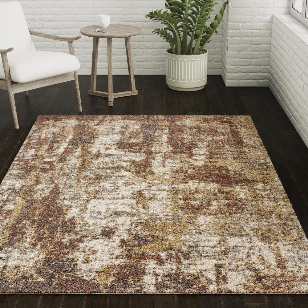 Barkley ABK36CA3X5 Rust, Area Rug