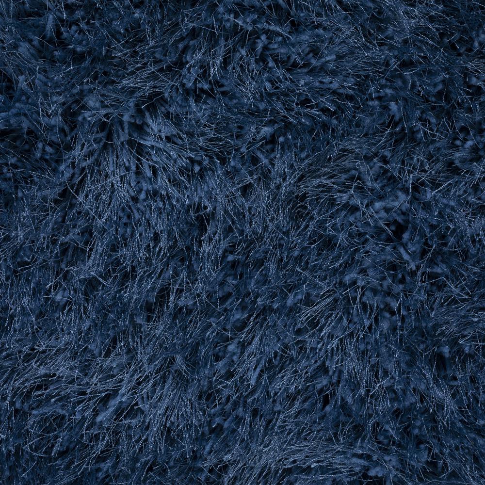 Addison Aurora Deeply Complex Modern Blue Shag 2' x 3' Accent Rug