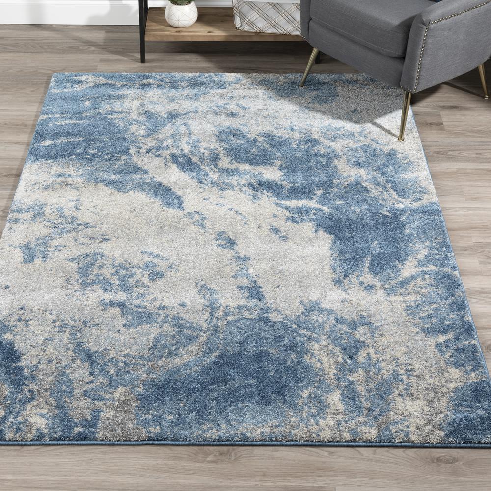 Plano 37 Blue 3'3"X5'3", Area Rug