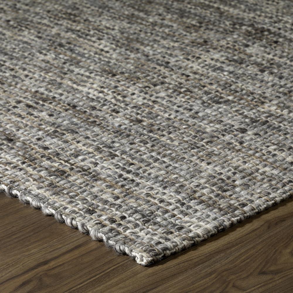 Addison Harrison Mushroom Casual Natural Wool 2' x 3' Accent Rug