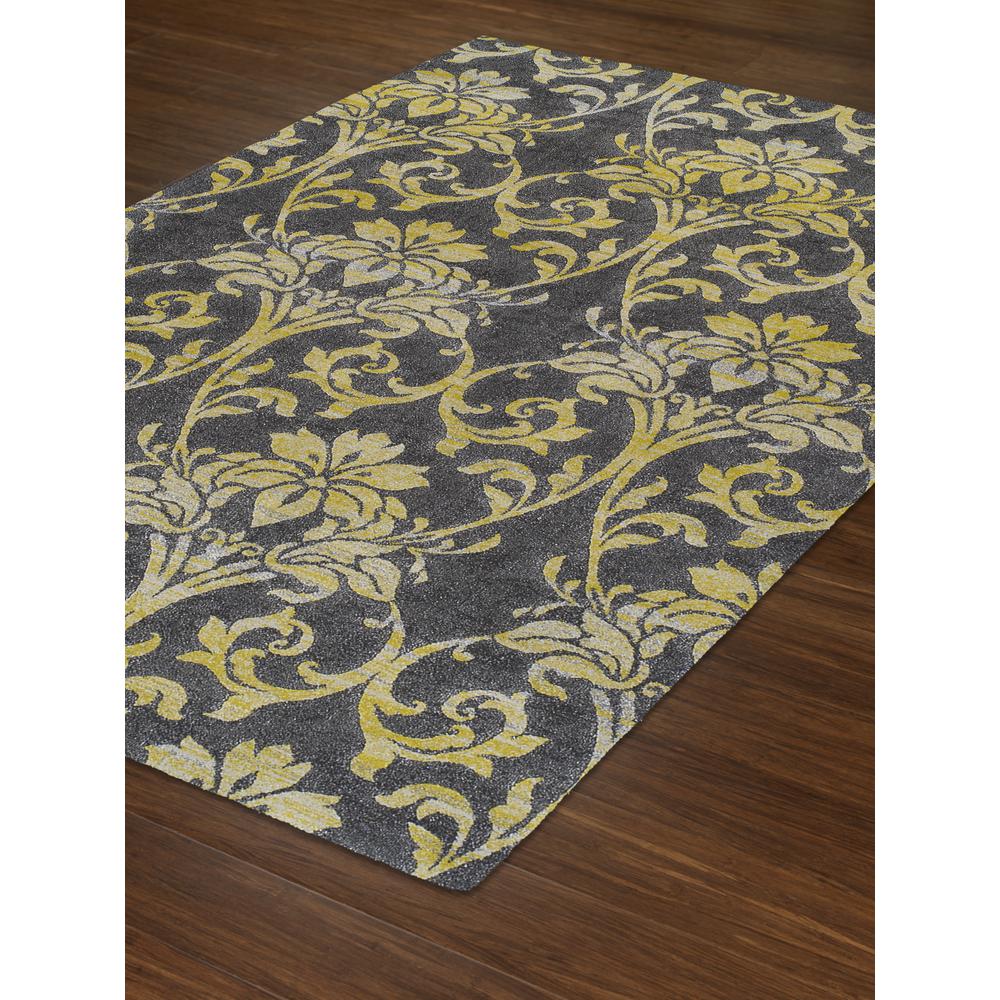 Lemans 33 Yellow 5'3"x7'7", Area Rug