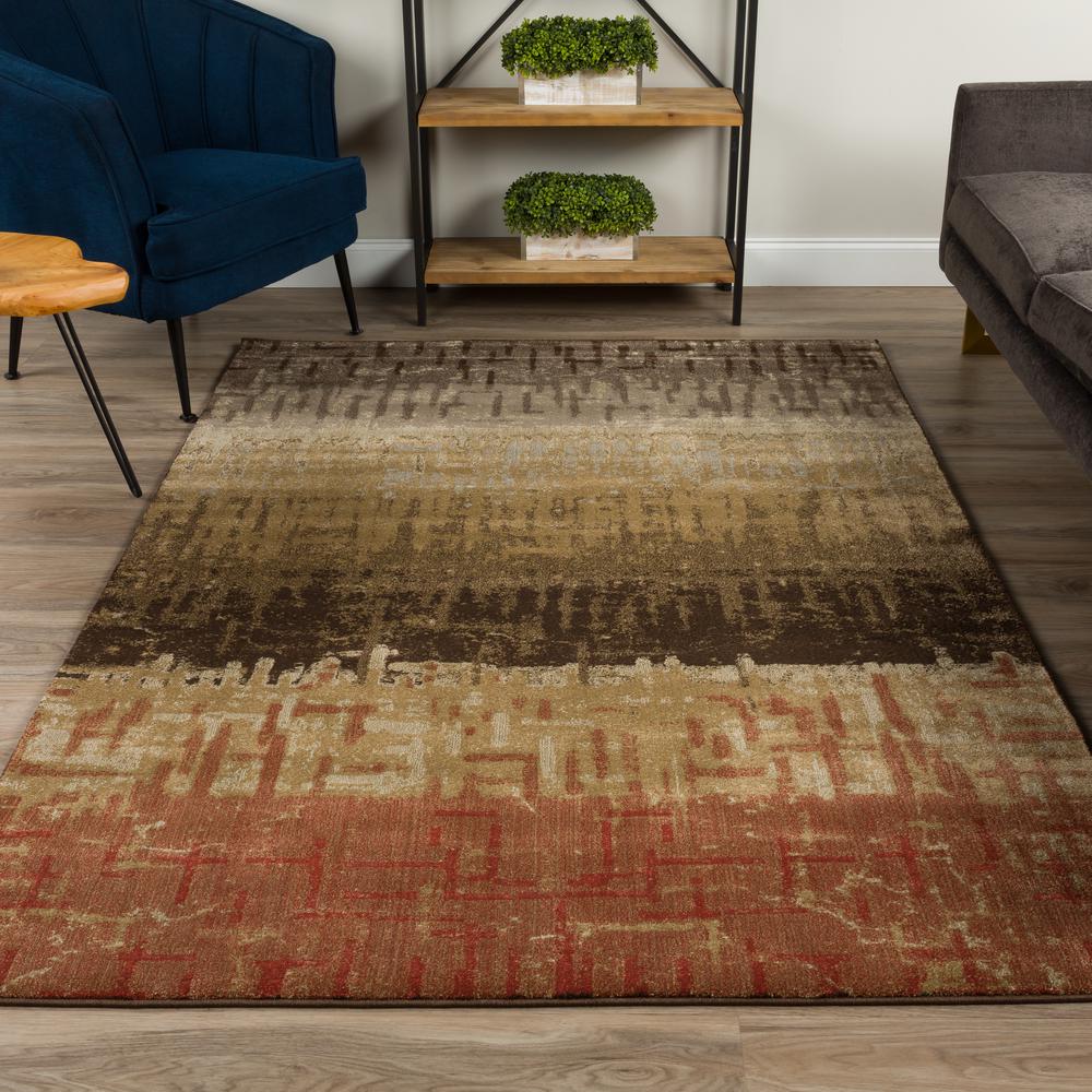 Atlas 35 Brown 3'3"X5'1", Area Rug