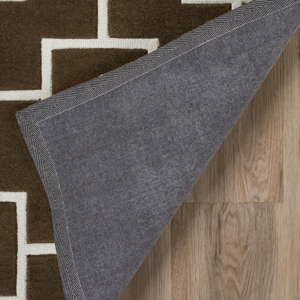 Optics 33 Brown 3'6"X5'6", Area Rug