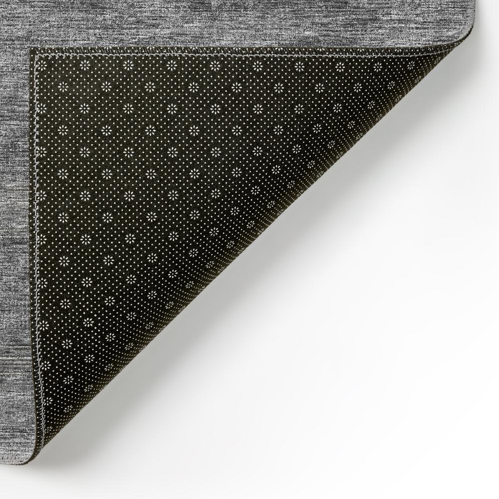 Marston Gray Transitional Striped 2'3" x 7'6" Runner Rug Gray AMA31