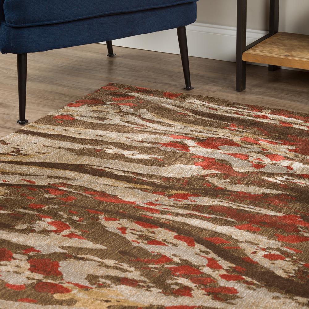 Atlas 37 Brown 3'3"X5'1", Area Rug