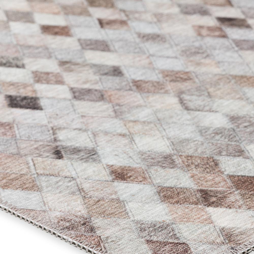 Laredo Gray Animal Patchwork 2'3" x 7'6" Runner Rug Gray ALR36