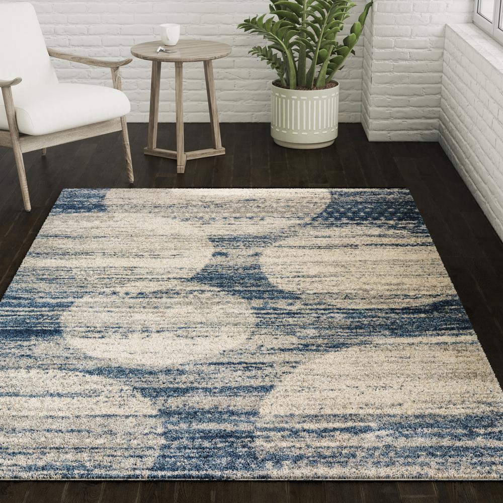 Barkley ABK41BL3X5 Blue, Area Rug