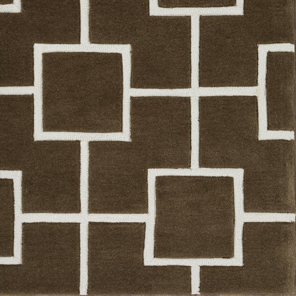 Optics 33 Brown 3'6"X5'6", Area Rug