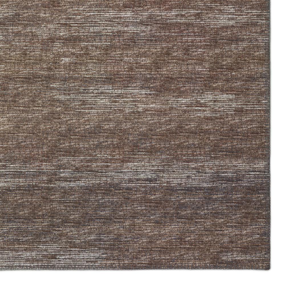Marston Brown Transitional Striped 2'3" x 7'6" Runner Rug Brown AMA31