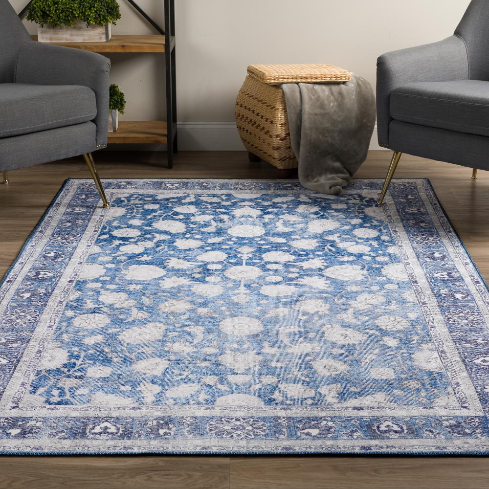 Kensington AKE37BL3X5 Blue, Area Rug
