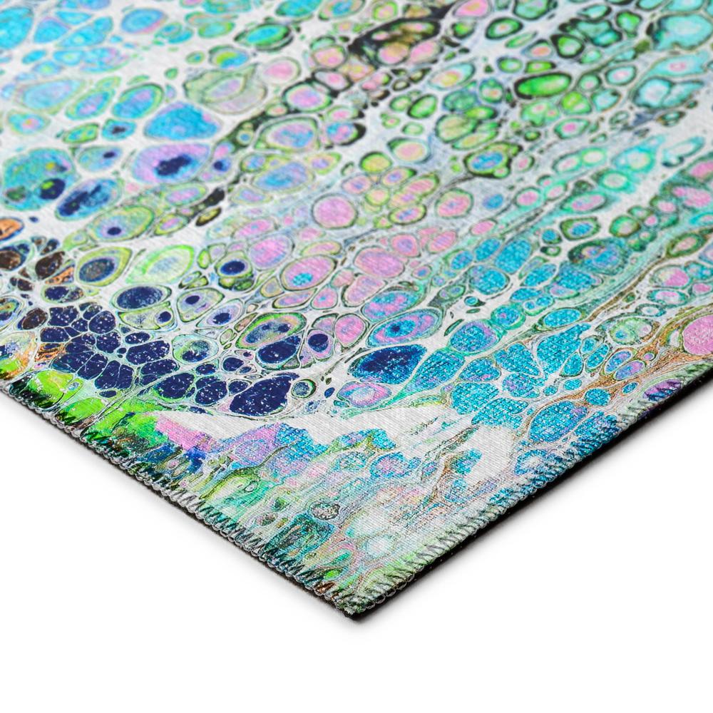 Karina Mermaid Modern Abstract 2'3" x 7'6" Runner Rug Mermaid AKC50