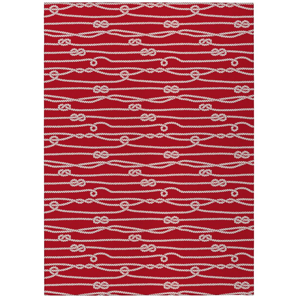 Indoor/Outdoor Harpswell AHP37 Ruby Washable 3' x 5' Rug