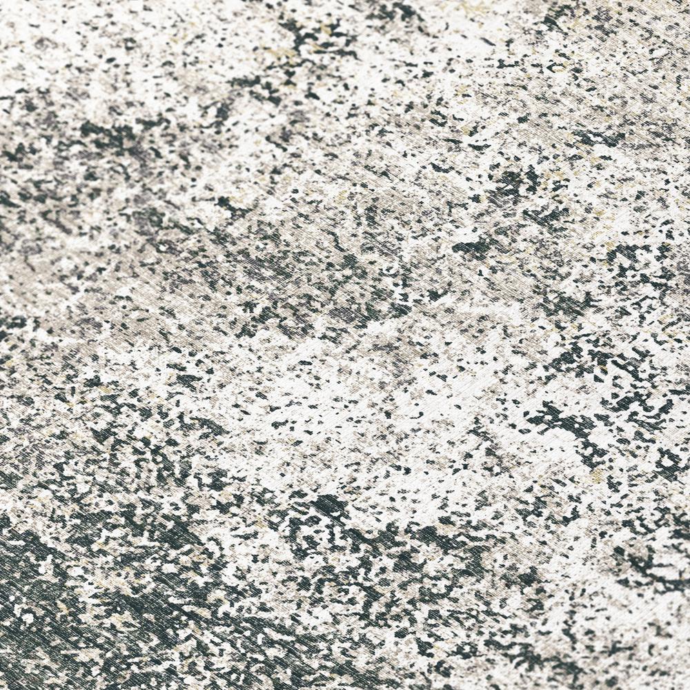 Rylee Gray Transitional Abstract 2'3" x 7'6" Runner Rug Gray ARY33