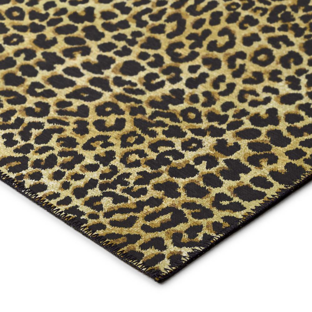 Safari Gilded Animal Animal Print 2'3" x 7'6" Runner Rug Gilded ASF32