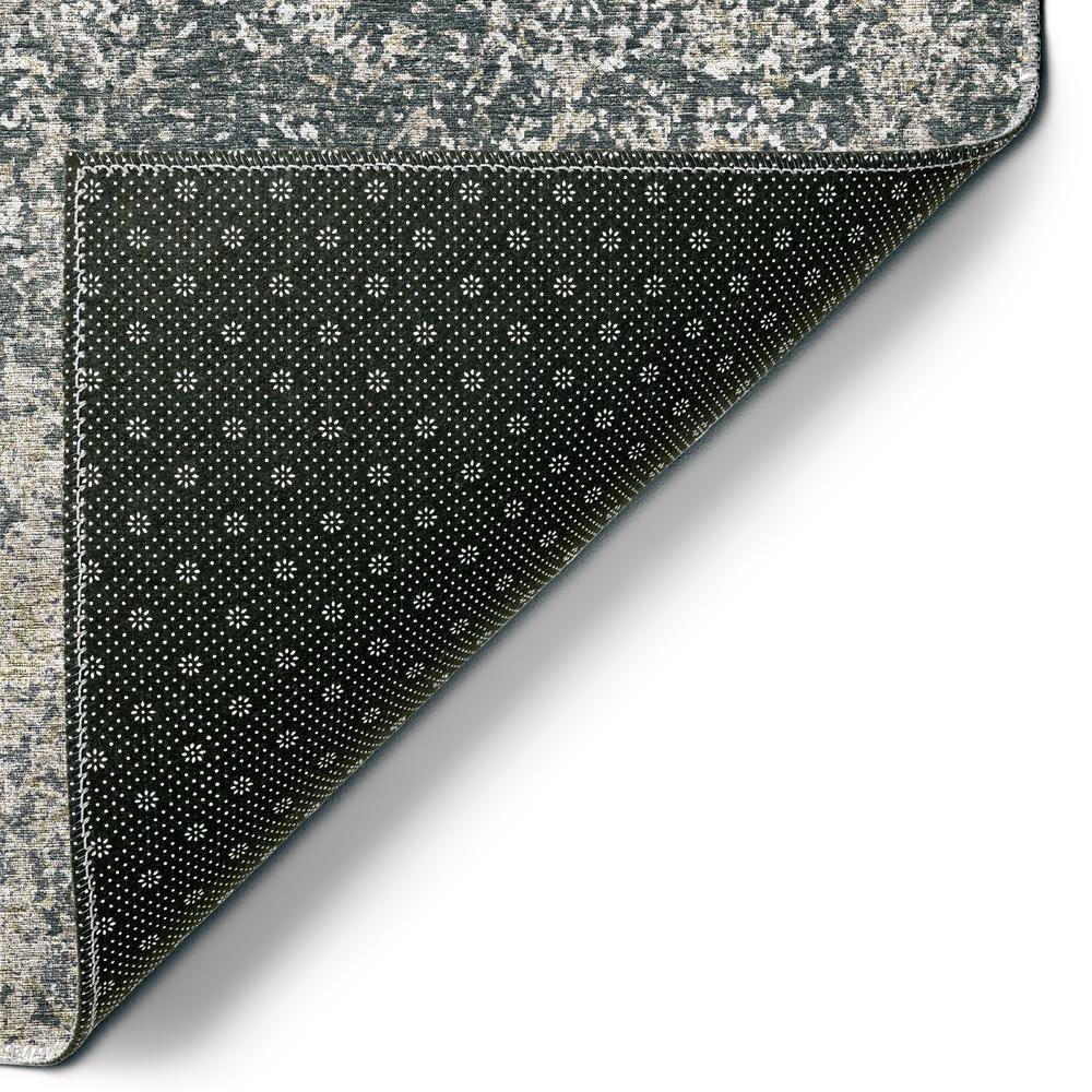 Rylee Gray Transitional Abstract 2'3" x 7'6" Runner Rug Gray ARY33