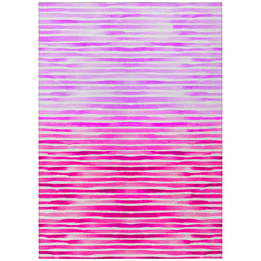 Indoor/Outdoor Surfside ASR38 Pink Washable 3' x 5' Rug