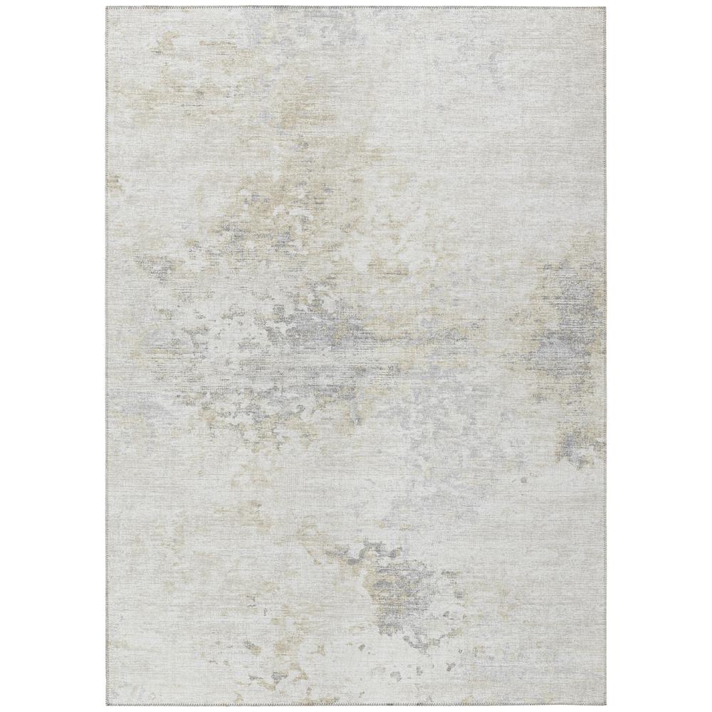 Indoor/Outdoor Accord AAC35 Ivory Washable 3' x 5' Rug