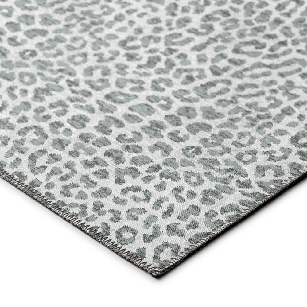 Safari Grey Animal Animal Print 2'3" x 7'6" Runner Rug Grey ASF32