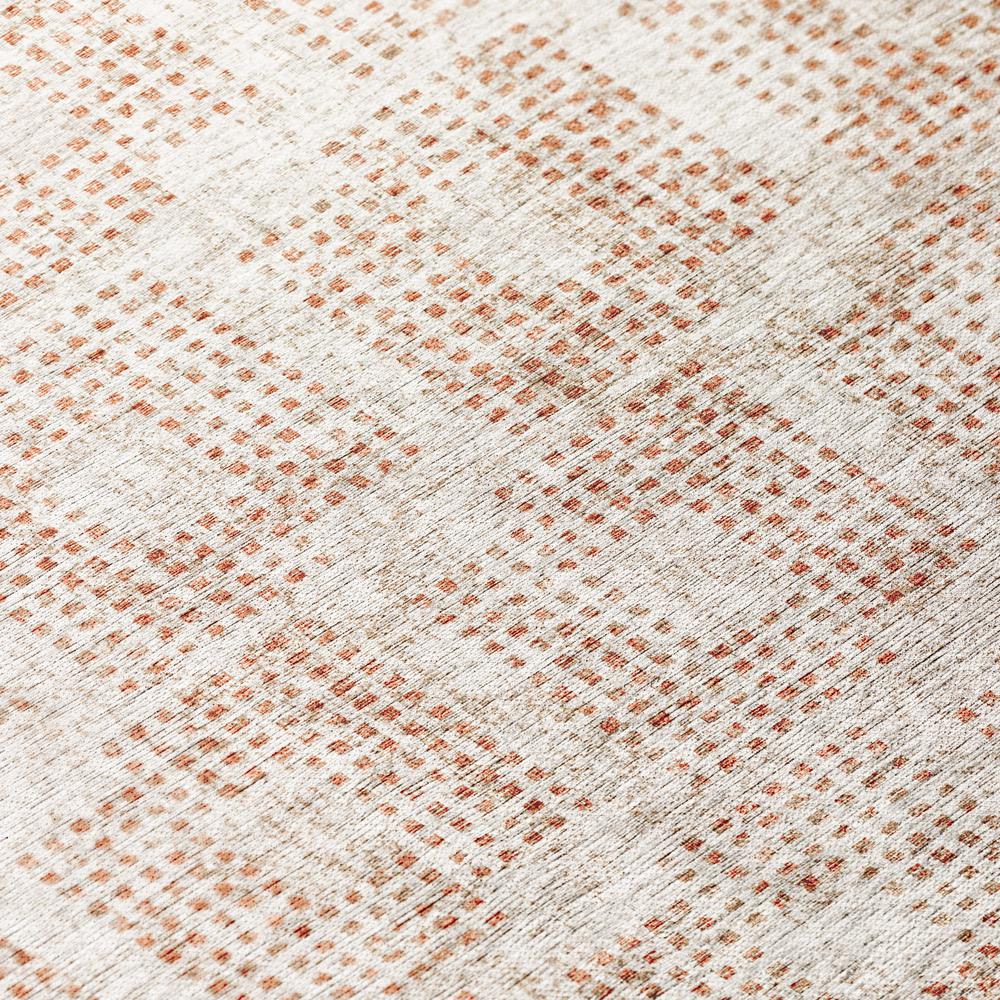 Eleanor Spice Contemporary Geometric 2'3" x 7'6" Runner Rug Spice AER31