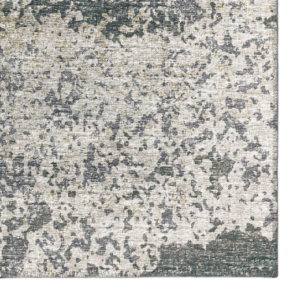 Rylee Gray Transitional Abstract 2'3" x 7'6" Runner Rug Gray ARY33