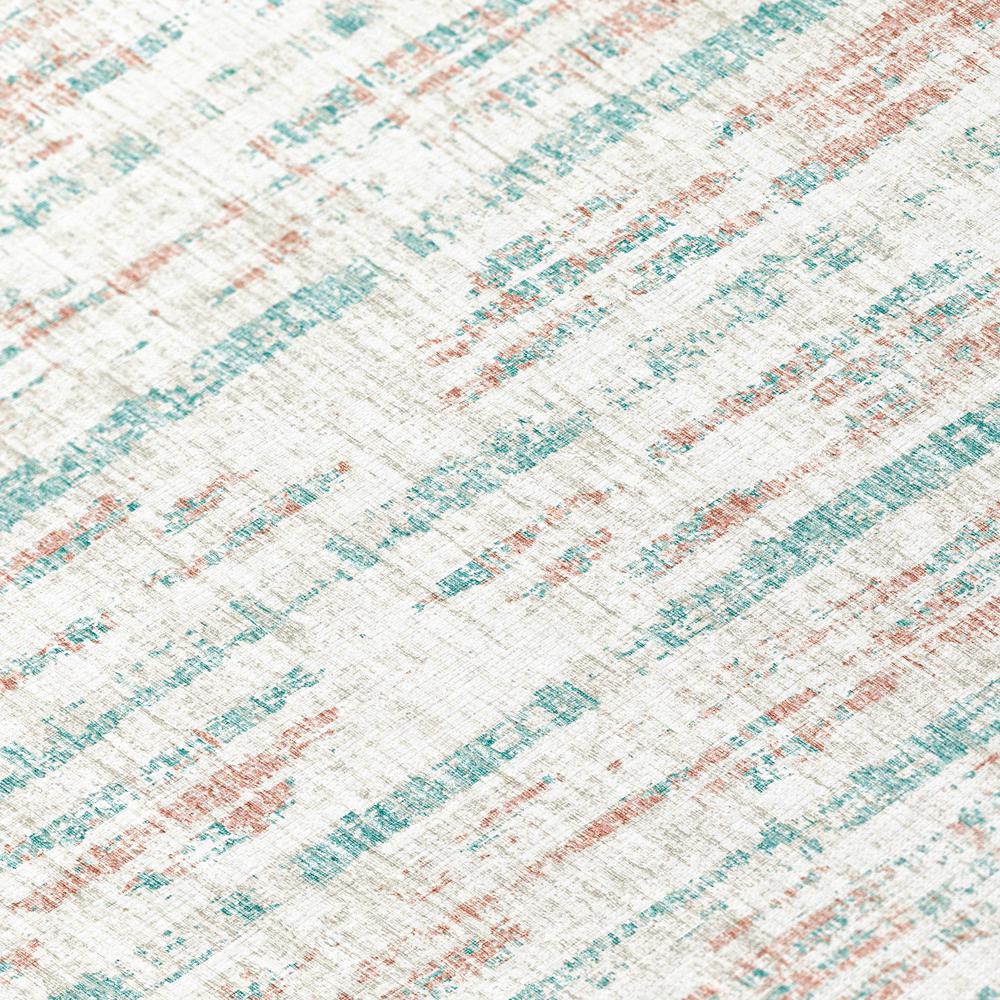 Rylee Ivory Transitional Abstract 2'3" x 7'6" Runner Rug Ivory ARY36