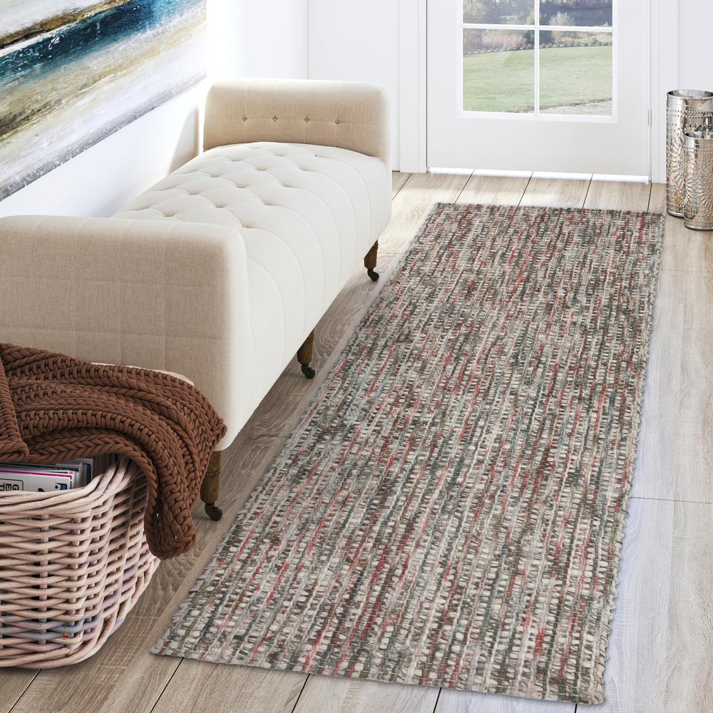 Addison Harrison Canyon Casual Natural Wool 2’3" x 7’6" Runner Rug