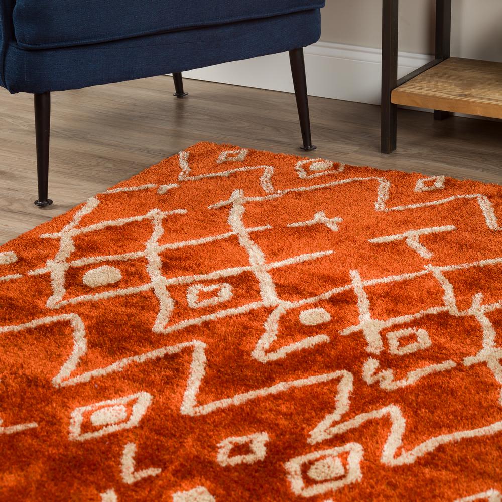 Calabar 42 Rust 9'X13', Area Rug