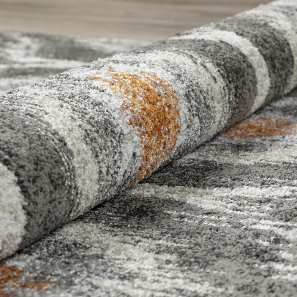 Platinum 32 Orange 5'3"X7'7", Area Rug