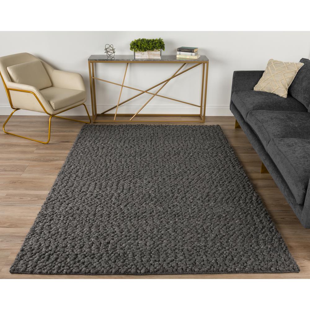 Boulder ABL31ST5X8 Black, Area Rug