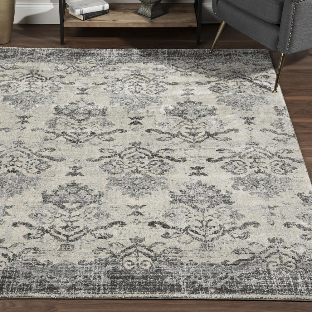 Wellington 32 Gray 5'3"X7'7", Area Rug