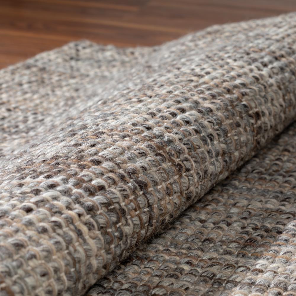 Addison Harrison Mushroom Casual Natural Wool 2’3" x 7’6" Runner Rug