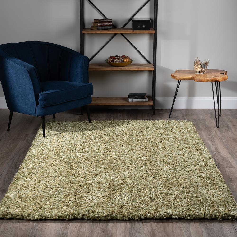 Alpha 31 Green 5'X7'6", Area Rug