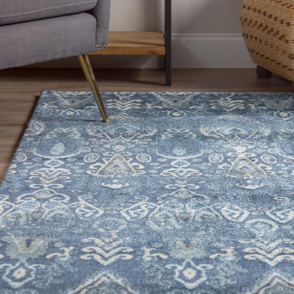 Thurston 46 Blue 5'3"X7'7", Area Rug