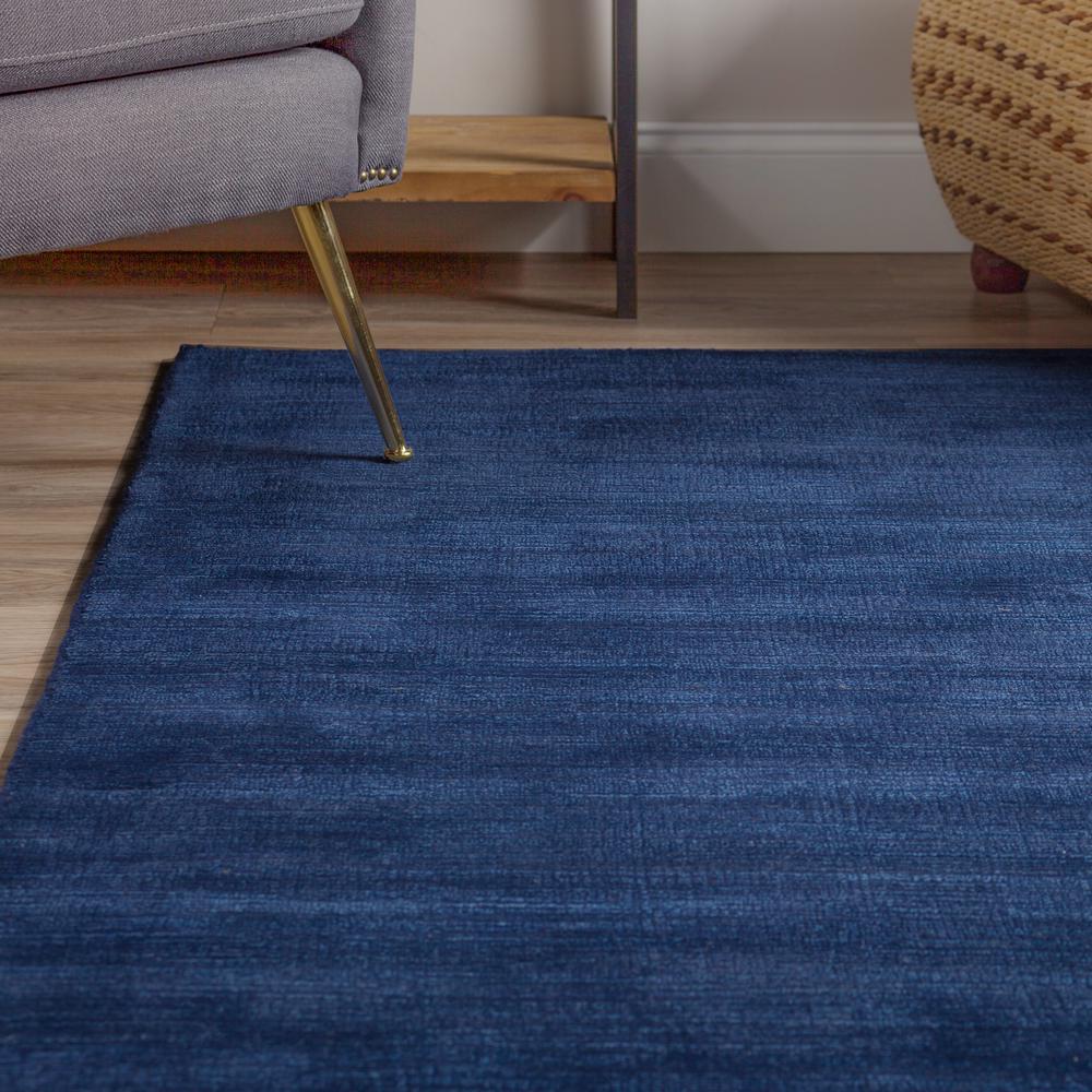 Addison Garrett Solid Blue 2’3" x 7’6" Runner Rug
