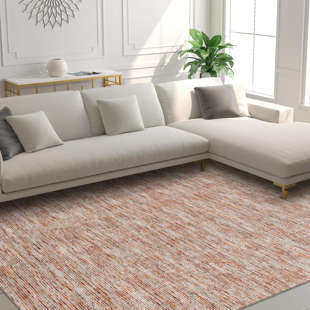 Addison Villager Active Solid Red 5' x 7'6" Area Rug